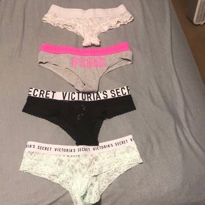 4 pairs of underwear